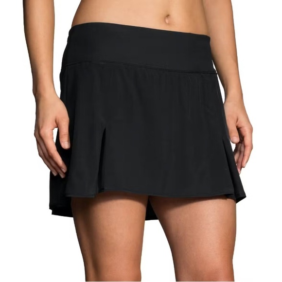 Brooks Skort Women's Size Small Black Skirt‎ Short Mid-rise Lightweight Chaser - Picture 6 of 11